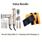 🔥Christmas Limited-Time Offer: 50% OFF!!!🔥Value Bundle: 5-in-1 Foldable Hot Air Styler + Cleaning Cloth