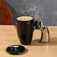 🔥Christmas Limited-Time Offer: 50% OFF!!!🔥Novelty Gun Mug with Lid for Office & Home