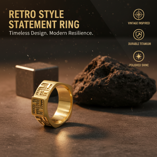 🔥2026 New Arrivals: 50% Off for a Limited Time!🔥Retro Style Statement Ring