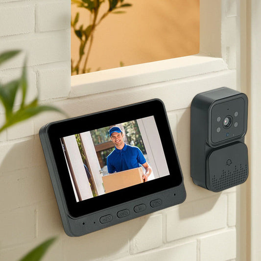 🔥New Year's Special Offer:50% OFF🎉Wireless Video doorbell with Monitor & Camera
