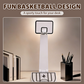 Value Bunle: Basketball Hoop LED Desk Lamp with Wireless Charger + Cable