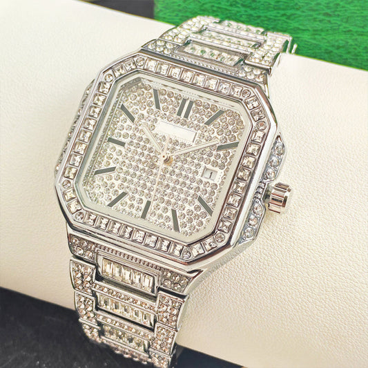 🥳2026 HOT SALE🥳💞50K+ SOLD!💎⌚ 50% OFF! Square Rhinestone Watch – Timeless sparkle for daily elegance. Dress up or down, always in style. A touch of luxury. 🕊️✨