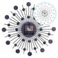 🔥2026 New Arrivals: 50% Off for a Limited Time!✨🕰️ Creative Rhinestone Wall Clock – Silent, Minimalist Luxury for Living Room, Dining & Entryway! 💎🏡