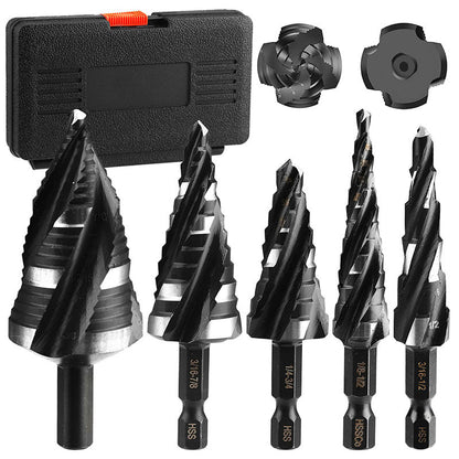 🔥2026 New Arrivals: 50% Off for a Limited Time!  🔥5-Piece HSS Step Drill Bit Set for Metal