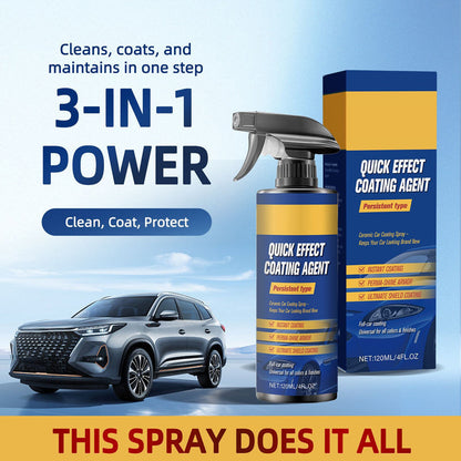 🥳2026 HOT SALE🥳💞50K+ SOLD!💥🚗 Flash Sale 50% Off! Achieve a Diamond-Shine in One Spray! This efficient coating spray gives long-lasting gloss & extreme protection. Easy on, stunning results. 💎🚘