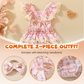 🔥2026 New Arrivals: 50% Off for a Limited Time!🔥Baby Ruffle Romper with Bow Headband