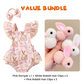 🔥2026 New Arrivals: 50% Off for a Limited Time!🔥Baby Ruffle Romper with Bow Headband