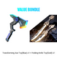 🔥2026 New Arrivals: 50% Off for a Limited Time!🔥Light-Up Transforming Axe Toy with Sound