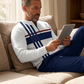 📢49% OFF!🔥Men's Graphic Print Pullover & Pants Set