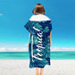 Quick-Dry Microfiber Hooded Surf Poncho