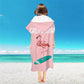Quick-Dry Microfiber Hooded Surf Poncho