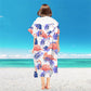 Quick-Dry Microfiber Hooded Surf Poncho