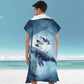 Quick-Dry Microfiber Hooded Surf Poncho