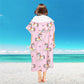 Quick-Dry Microfiber Hooded Surf Poncho