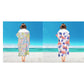 Quick-Dry Microfiber Hooded Surf Poncho