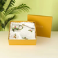 Elegant Enamel Floral Glass Cup and Saucer Set