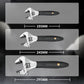 🥳2026 HOT SALE🥳💞50K+ SOLD!💥🔧⚡ 50% OFF! Wide Jaw Ratchet Adjustable Wrench – Self-tightening, high-hardness alloy teeth. Precision scale, ergonomic TPR grip. Sizes 8"/10"/12". A must-have for DIY. 🛠️✨