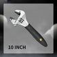 🥳2026 HOT SALE🥳💞50K+ SOLD!💥🔧⚡ 50% OFF! Wide Jaw Ratchet Adjustable Wrench – Self-tightening, high-hardness alloy teeth. Precision scale, ergonomic TPR grip. Sizes 8"/10"/12". A must-have for DIY. 🛠️✨