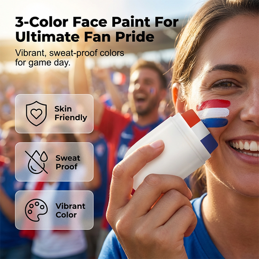 🔥BUY 1 GET 1 FREE🔥3 Color Flag Face Paint Stick for World Cup