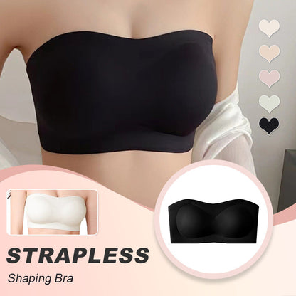 🥳2026 HOT SALE🥳💞50K+ SOLD!💥💞👙 50% OFF! Strapless Push-Up Bra – 360° non-slip, wireless & breathable. Stays secure for hours. Perfect under off-shoulder tops & backless dresses. 🛡️✨