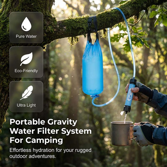 🔥Limited Time Promotion 50% OFF🔥Portable Gravity Water Filter System