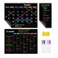 🌈Magnetic Calendar Board with Erasable Markers