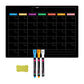 🌈Magnetic Calendar Board with Erasable Markers