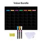 🌈Magnetic Calendar Board with Erasable Markers