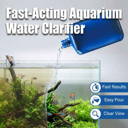 Fast-acting aquarium water purifier