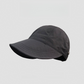 Women’s UPF 50+ Elegant Foldable Sun Hat – Wide-Brim Cotton Bucket Hat with Neck Flap & Adjustable Strap 🌞🇬🇧 | Packable, Breathable & Beach-Ready