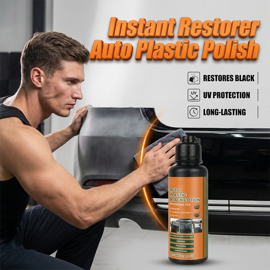 🔥Last day of the limited-time 50% off sale!🔥Multi-Purpose Black Plastic Polish for Cars