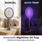 🥳2026 HOT SALE🥳💞50K+ SOLD!🛡️💤 50% OFF! Rechargeable Bug Zapper – Triple‑layer safety mesh, extendable handle, rotates for wall & corner strikes. Pest‑free sleep, worry‑free safety! 🌟💚