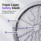 🥳2026 HOT SALE🥳💞50K+ SOLD!🛡️💤 50% OFF! Rechargeable Bug Zapper – Triple‑layer safety mesh, extendable handle, rotates for wall & corner strikes. Pest‑free sleep, worry‑free safety! 🌟💚