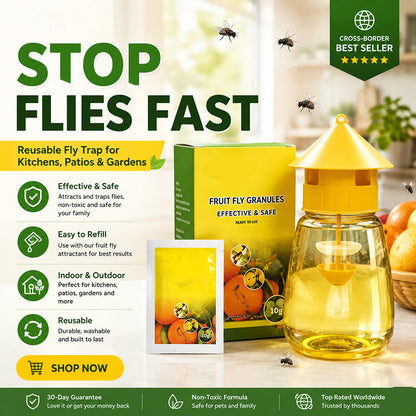🔥Limited Time Promotion 50% OFF🔥Indoor and Outdoor Hanging Fly Trap