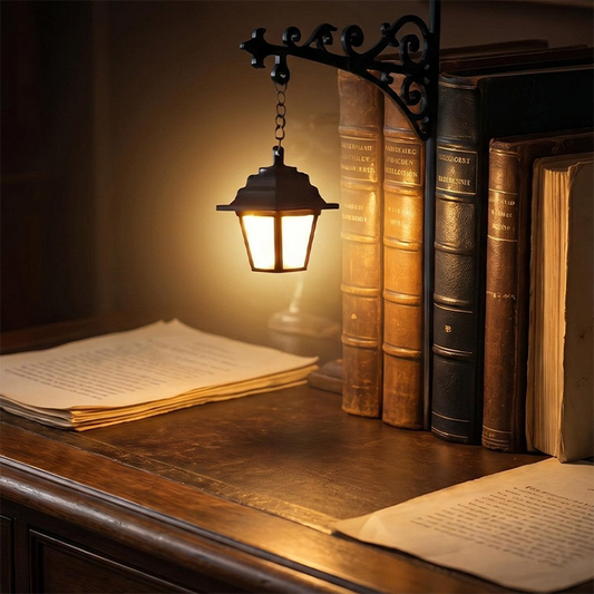 🔥Limited Time Promotion 50% OFF🔥Miniature Retro Streetlight Bookend Light