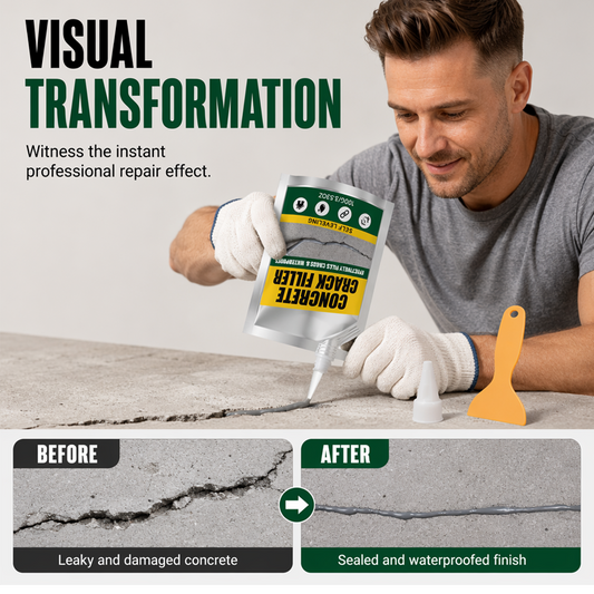 🔥Limited Time Promotion 50% OFF🔥Waterproof Concrete Crack Filler & Sealant