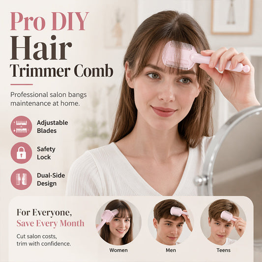 🔥💇 LIMITED-TIME 50% OFF! Adjustable DIY Hair Thinning Trimmer Comb, Dual-Side Safe Home Hair Styling Tool