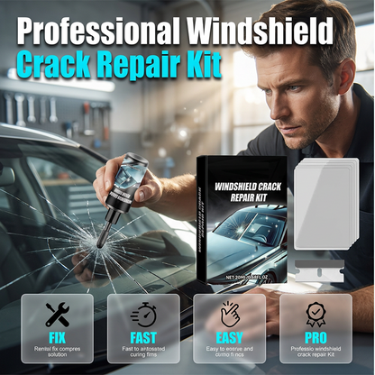 🔧50% OFF NOW! Professional Windshield Crack Repair Kit‑UV Resin DIY Car Glass Repair Set, Fix Chips & Cracks on Auto Windshield at Home