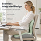 ⏳Time-Limited Special⏰Ergonomic memory foam seat cushion with back support – comfortable & supportive for home, office, and car 💺🛡️