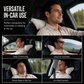 Ergonomic memory foam car headrest pillow