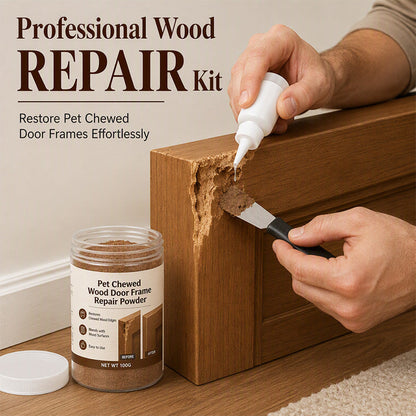 🔥Limited Time Promotion 50% OFF🔥Pet Chewed Wood Door Frame Repair Kit