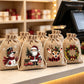 🎅Christmas Burlap Gift Bags with Drawstring