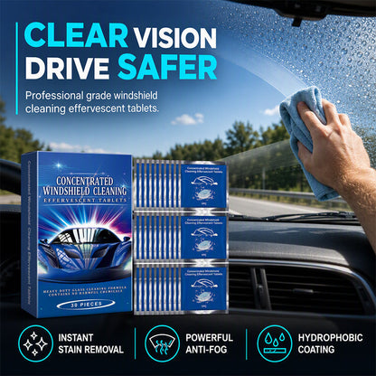 🔥Limited Time Promotion 50% OFF🔥Car Windshield Cleaning Effervescent Tablets