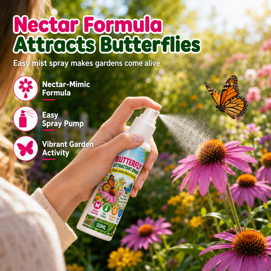 🔥Limited Time Promotion 50% OFF🔥Outdoor Garden Butterfly Attracting Fragrance Spray