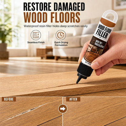 Wood Floor Repair Paste and Scratch Filler