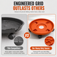 Round Plant Caddy with Universal Wheels