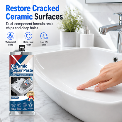 📢 50% OFF! 🏠 Ceramic Tile Repair Paste – Restore Cracks & Chips Easily With A DIY Waterproof Repair Solution 🛠️