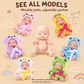 🍼 Mini Baby Dolls in Animal Outfits: 6 Styles, Sleeping Design, Portable, Gift-Ready
