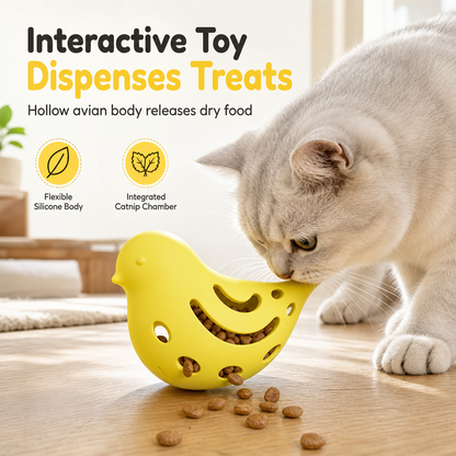 🐦 Bird-Shaped Pet Treat Dispenser