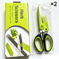 🔥Limited Time Promotion 50% OFF🔥Multi-Layer Kitchen Herb Scissors with Safety Cover